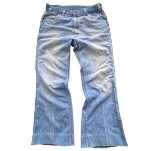 VTG Levi Orange Tab Bell Bottom Jeans 32x28 Light SOFT Denim Retro Flare Acubi